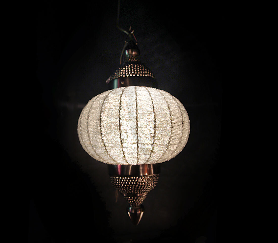 Лампа-шар бисерная