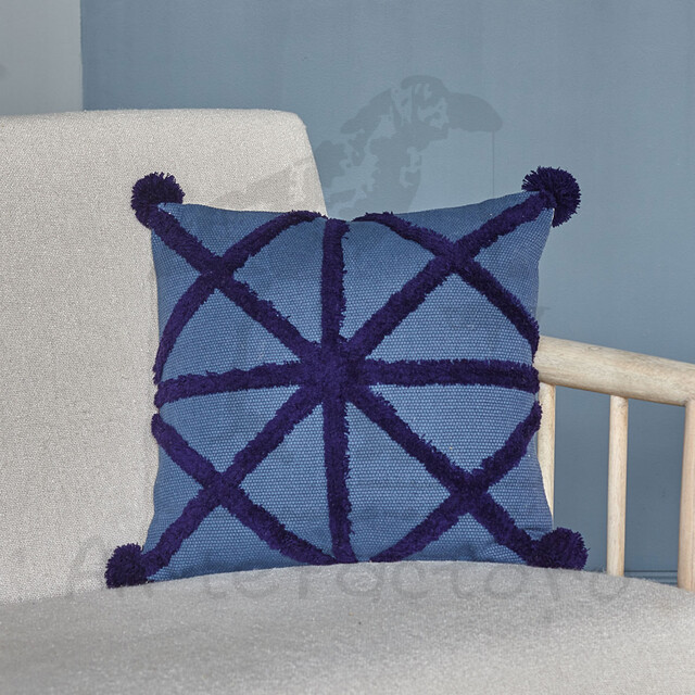 Декоративная подушка Boho, blue