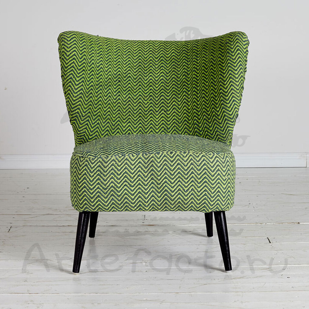 Кресло Vintage Look зеленое