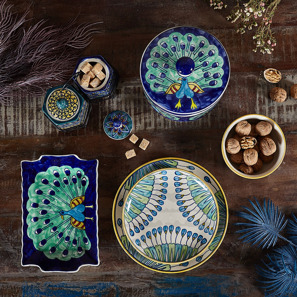 Керамическая банка Peacock Керамическая банка Peacock