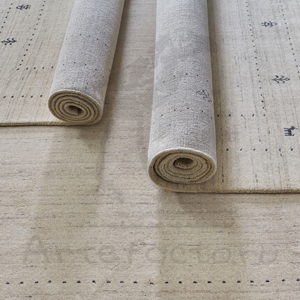Ковер Handloom, Ivory S Небольшой бежевый ковер ручной работы