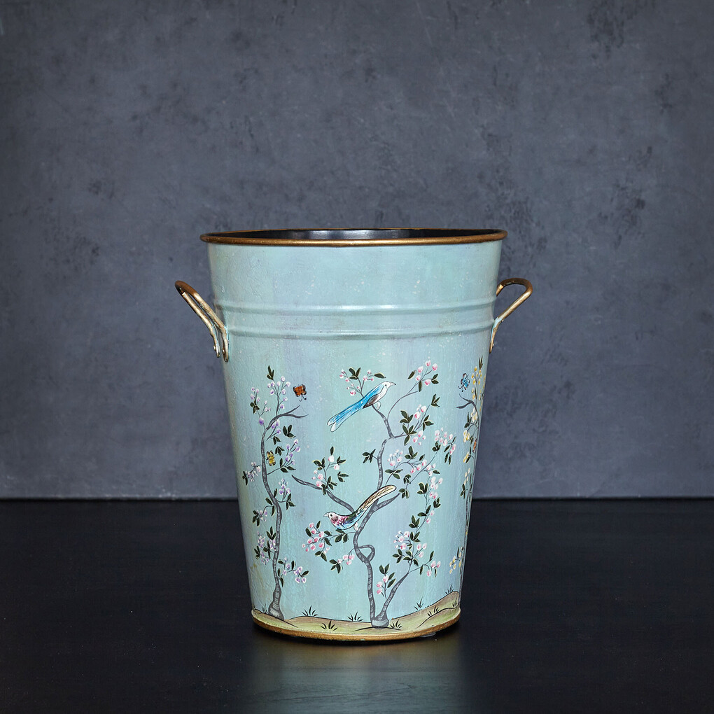 Кашпо Шинуазри, light blue Кашпо Шинуазри, light blue