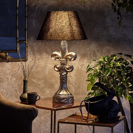 Настольная лампа с геральдической лилией