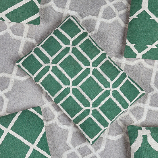 Подушка Ikat green
