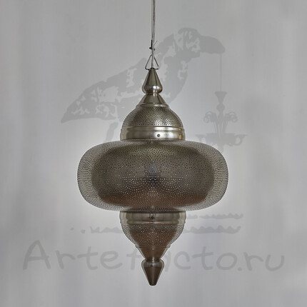 Подвесной металлический светильник в арабском стиле