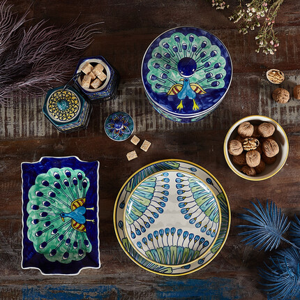 Керамическая банка Peacock Керамическая банка Peacock