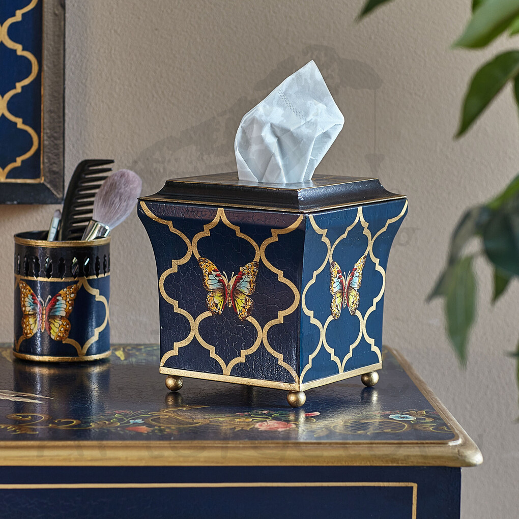 Салфетница Шинуазри, dark blue Салфетница Шинуазри, dark blue