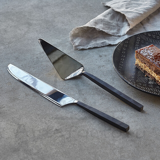 Сервировочный набор для торта, нож и лопатка, 2 предмета