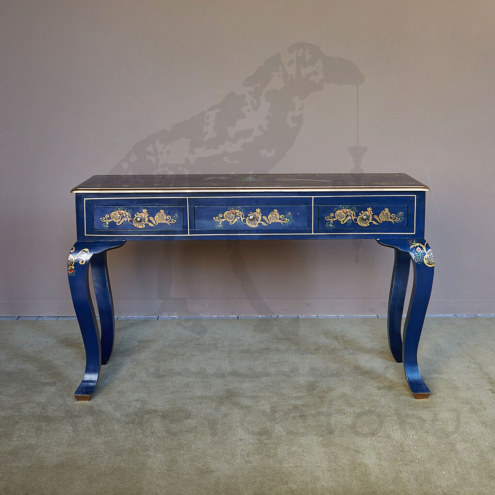 Консольный стол Шинуазри, dark blue Консольный стол Шинуазри, dark blue