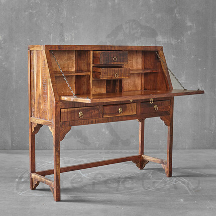 Деревянный стол-секретер в китайском стиле