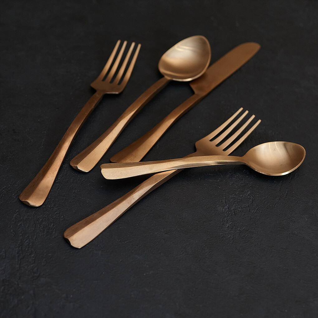 Набор столовых приборов Rose Gold, 5 шт Набор столовых приборов Rose Gold, 5 шт