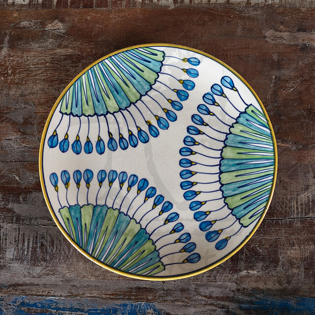 Обеденная тарелка Peacock, 25см