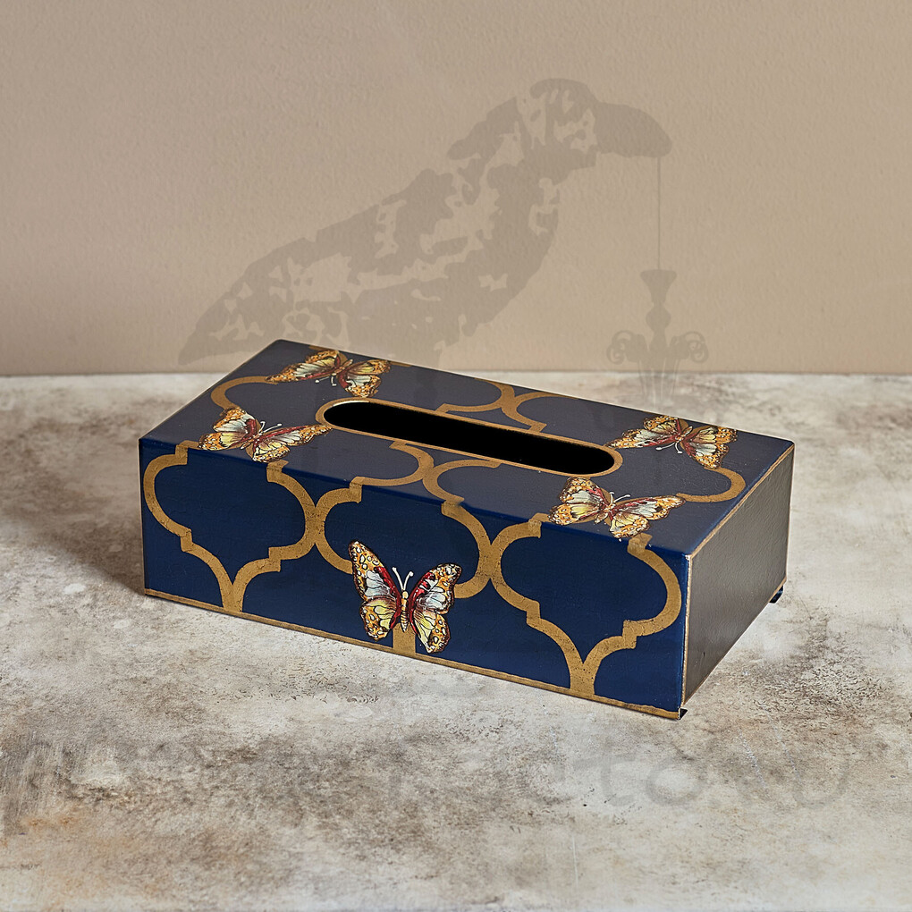 Салфетница Шинуазри, dark blue Салфетница Шинуазри, dark blue
