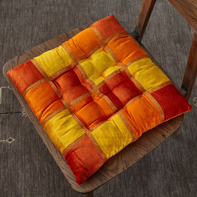 Подушка на стул Indian chess, orange S