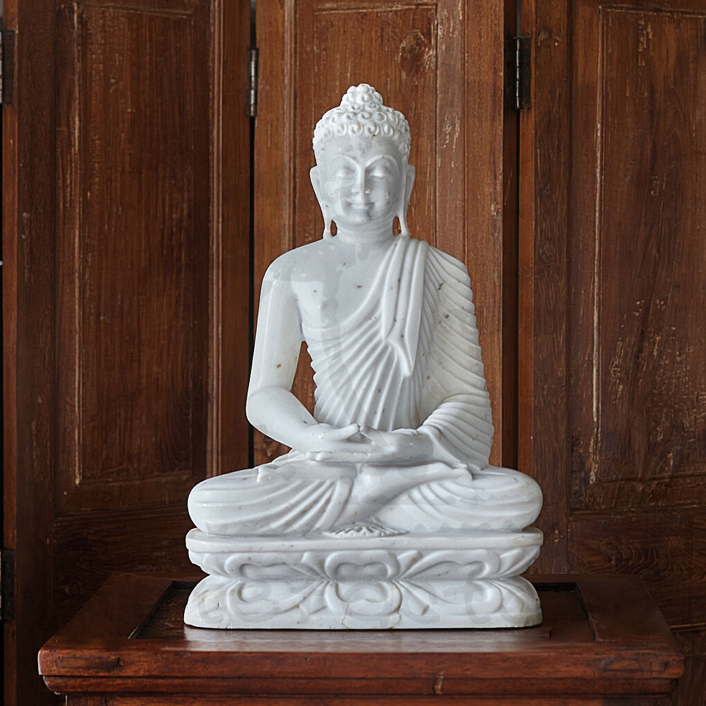 Мраморная статуэтка Будда, S